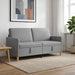 Sofa cu Spațiu de Depozitare Gri deschis 172 x 78 x 87 cm - WALTI WALTI