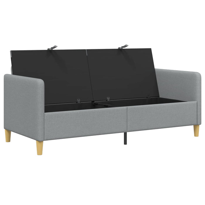 Sofa cu Spațiu de Depozitare Gri deschis 172 x 78 x 87 cm - WALTI WALTI
