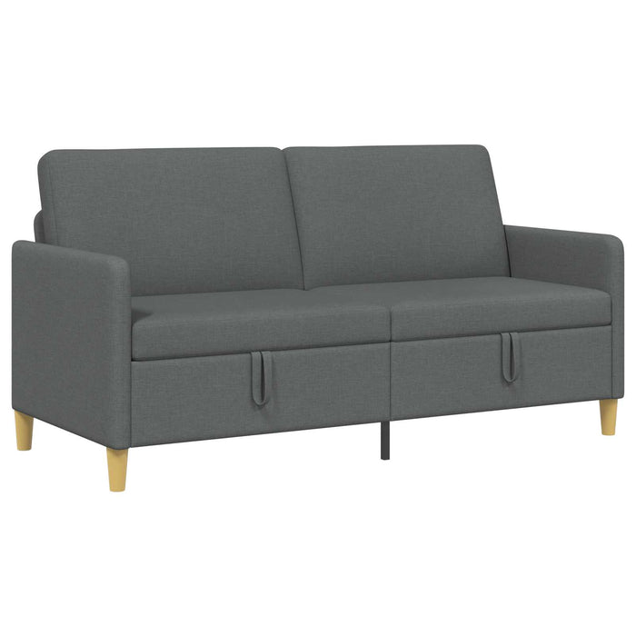 Sofa cu Spațiu de Depozitare Gri închis 172 x 78 x 87 cm - WALTI WALTI