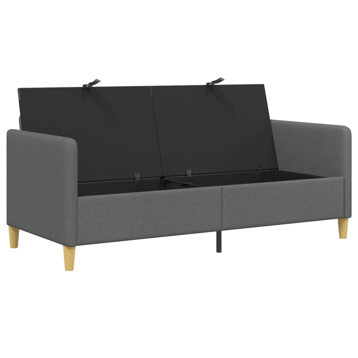 Sofa cu Spațiu de Depozitare Gri închis 172 x 78 x 87 cm - WALTI WALTI