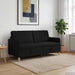 Sofa cu Spațiu de Depozitare Negru 172 x 78 x 87 cm Poliester - WALTI WALTI