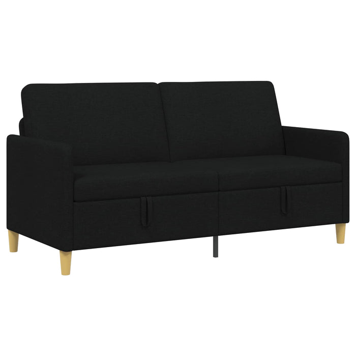 Sofa cu Spațiu de Depozitare Negru 172 x 78 x 87 cm Poliester - WALTI WALTI