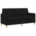 Sofa cu Spațiu de Depozitare Negru 172 x 78 x 87 cm Poliester - WALTI WALTI