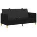Sofa cu Spațiu de Depozitare Negru 172 x 78 x 87 cm Poliester - WALTI WALTI