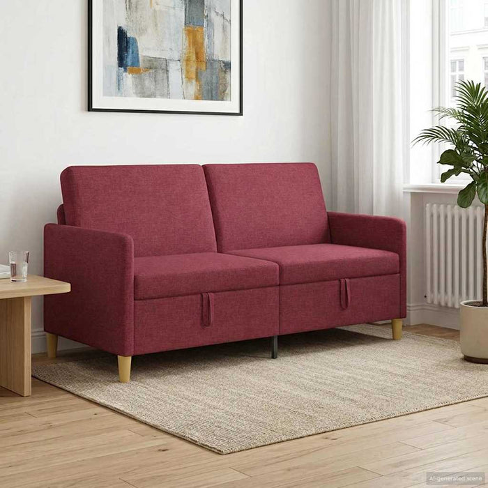 Sofa cu Spațiu de Depozitare Roșu Vin 172 x 78 x 87 cm - WALTI WALTI