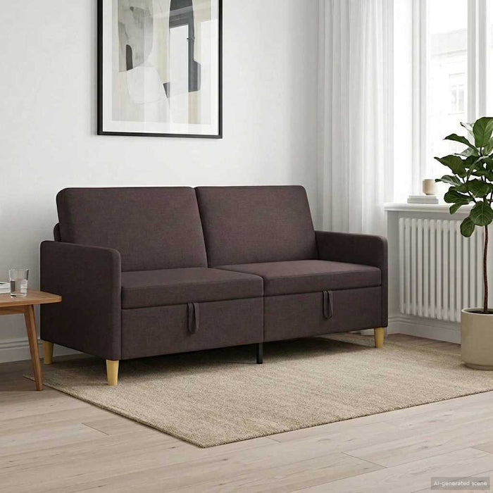 Sofa cu Spațiu de Depozitare Maro închis 172 x 78 x 87 cm - WALTI WALTI
