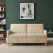 Sofa cu Spațiu de Depozitare Crem 172 x 78 x 87 cm Poliester - WALTI WALTI