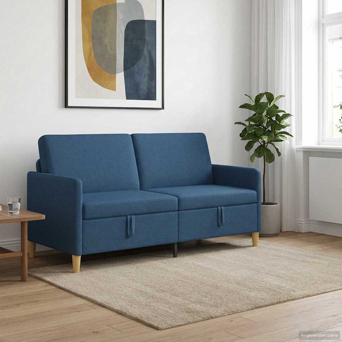 Sofa cu Spațiu de Depozitare albastru 172 x 78 x 87 cm - WALTI WALTI