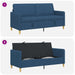 Sofa cu Spațiu de Depozitare albastru 172 x 78 x 87 cm - WALTI WALTI