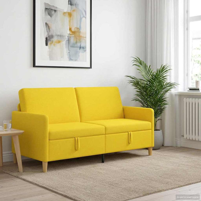 Sofa cu Spațiu de Depozitare Galben Deschis 172 x 78 x 87 cm - WALTI WALTI