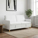 Sofa cu Spațiu de Depozitare Alb 172 x 78 x 87 cm Poliester - WALTI WALTI