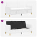 Sofa cu Spațiu de Depozitare Alb 172 x 78 x 87 cm Poliester - WALTI WALTI