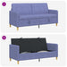 Sofa cu Spațiu de Depozitare Albastru Jeans 172 x 78 x 87 cm - WALTI WALTI