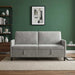 Sofa cu Spațiu de Depozitare Gri deschis 172 x 78 x 87 cm - WALTI WALTI
