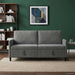 Sofa cu Spațiu de Depozitare Gri închis 172 x 78 x 87 cm - WALTI WALTI