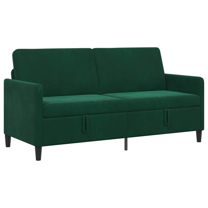 Sofa cu Spațiu de Depozitare Verde închis 172 x 78 x 87 cm - WALTI WALTI