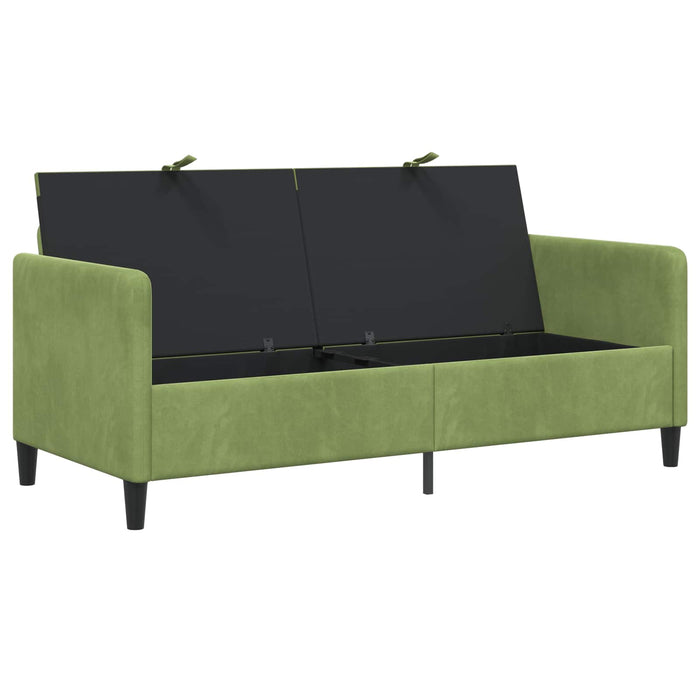 Sofa cu Spațiu de Depozitare Verde deschis 172 x 78 x 87 cm - WALTI WALTI