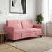 Sofa cu Spațiu de Depozitare Roz 172 x 78 x 87 cm Poliester - WALTI WALTI