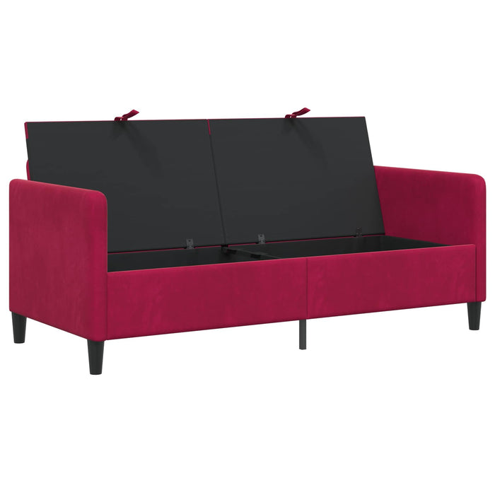 Sofa cu Spațiu de Depozitare Roșu Vin 172 x 78 x 87 cm - WALTI WALTI