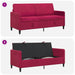 Sofa cu Spațiu de Depozitare Roșu Vin 172 x 78 x 87 cm - WALTI WALTI
