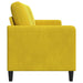 Sofa cu Spațiu de Depozitare Galben 172 x 78 x 87 cm Poliester - WALTI WALTI