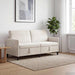Sofa cu Spațiu de Depozitare Crem 172 x 78 x 87 cm Poliester - WALTI WALTI