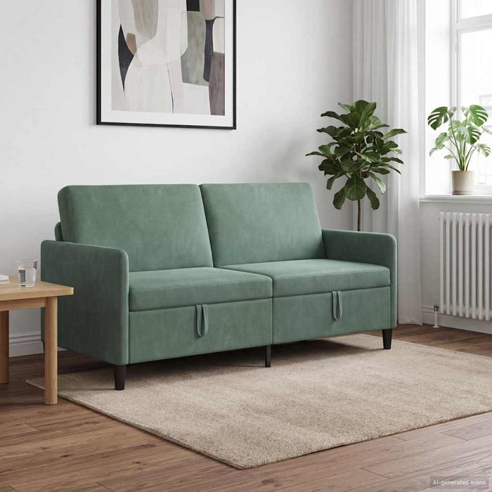 Sofa cu Spațiu de Depozitare Verde Mării 172 x 78 x 87 cm - WALTI WALTI