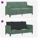 Sofa cu Spațiu de Depozitare Verde Mării 172 x 78 x 87 cm - WALTI WALTI