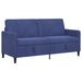 Sofa cu Spațiu de Depozitare Albastru Poliție 172 x 78 x 87 cm - WALTI WALTI