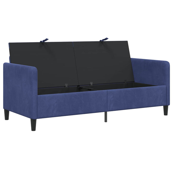 Sofa cu Spațiu de Depozitare Albastru Poliție 172 x 78 x 87 cm - WALTI WALTI