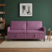 Sofa cu Spațiu de Depozitare Violet 172 x 78 x 87 cm Poliester - WALTI WALTI