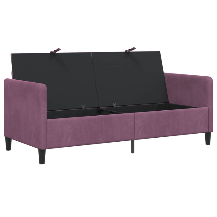 Sofa cu Spațiu de Depozitare Violet 172 x 78 x 87 cm Poliester - WALTI WALTI