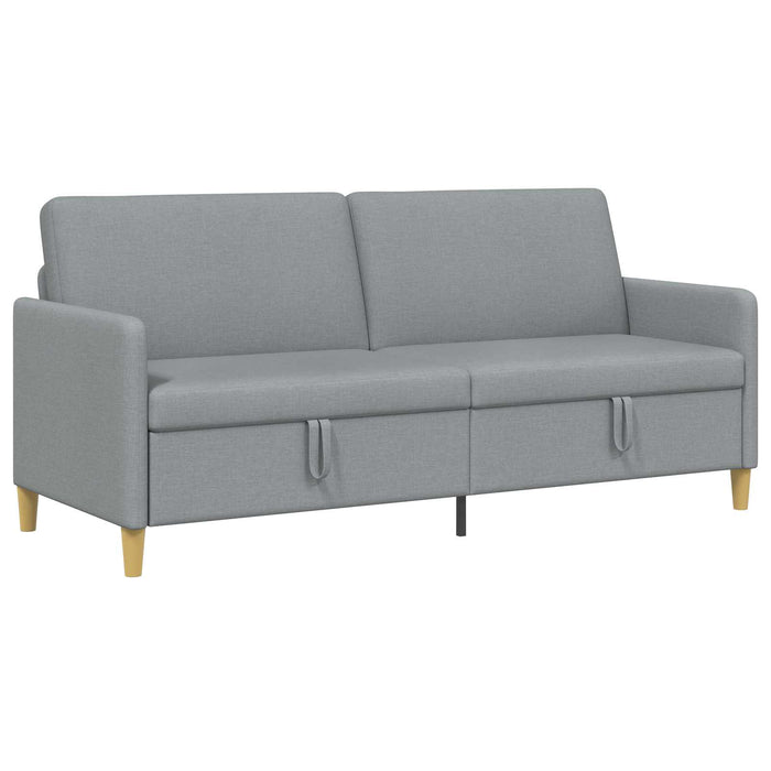 Sofa cu Spațiu de Depozitare Gri deschis 192 x 78 x 87 cm - WALTI WALTI