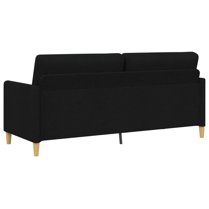 Sofa cu Spațiu de Depozitare Negru 192 x 78 x 87 cm Poliester - WALTI WALTI