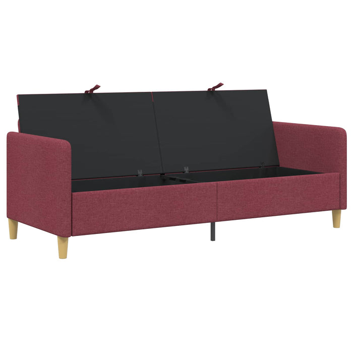 Sofa cu Spațiu de Depozitare Roșu Vin 192 x 78 x 87 cm - WALTI WALTI