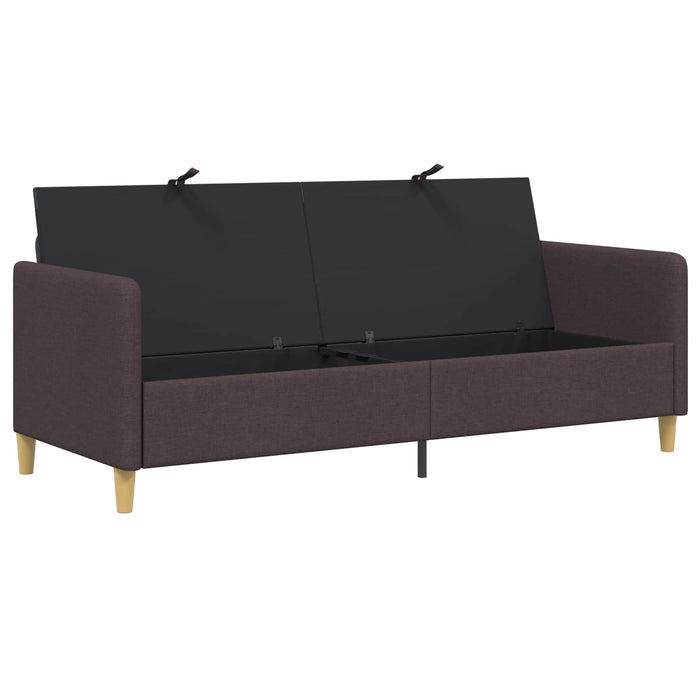 Sofa cu Spațiu de Depozitare Maro închis 192 x 78 x 87 cm - WALTI WALTI