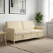 Sofa cu Spațiu de Depozitare Crem 192 x 78 x 87 cm Poliester - WALTI WALTI