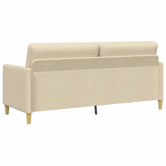 Sofa cu Spațiu de Depozitare Crem 192 x 78 x 87 cm Poliester - WALTI WALTI