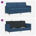 Sofa cu Spațiu de Depozitare albastru 192 x 78 x 87 cm - WALTI WALTI