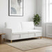 Sofa cu Spațiu de Depozitare Alb 192 x 78 x 87 cm Poliester - WALTI WALTI