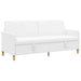 Sofa cu Spațiu de Depozitare Alb 192 x 78 x 87 cm Poliester - WALTI WALTI