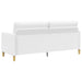 Sofa cu Spațiu de Depozitare Alb 192 x 78 x 87 cm Poliester - WALTI WALTI