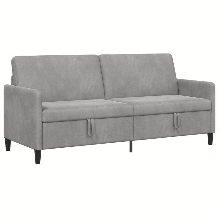 Sofa cu Spațiu de Depozitare Gri deschis 192 x 78 x 87 cm - WALTI WALTI