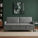 Sofa cu Spațiu de Depozitare Gri închis 192 x 78 x 87 cm - WALTI WALTI