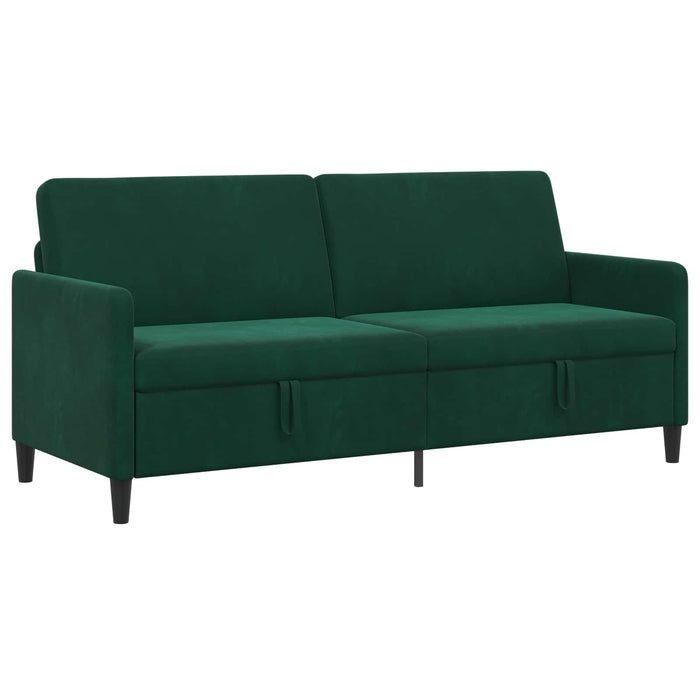 Sofa cu Spațiu de Depozitare Verde închis 192 x 78 x 87 cm - WALTI WALTI