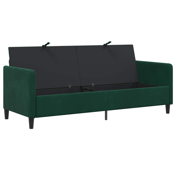 Sofa cu Spațiu de Depozitare Verde închis 192 x 78 x 87 cm - WALTI WALTI
