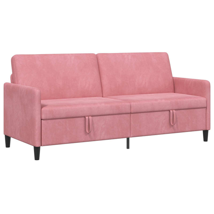 Sofa cu Spațiu de Depozitare Roz 192 x 78 x 87 cm Poliester - WALTI WALTI
