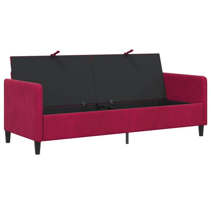 Sofa cu Spațiu de Depozitare Roșu Vin 192 x 78 x 87 cm - WALTI WALTI