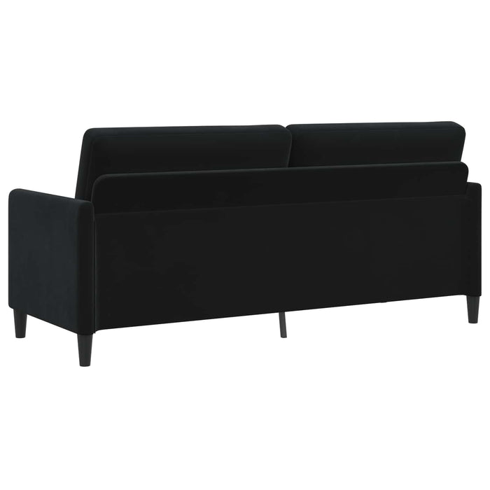 Sofa cu Spațiu de Depozitare Negru 192 x 78 x 87 cm Poliester - WALTI WALTI