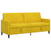 Sofa cu Spațiu de Depozitare Galben 192 x 78 x 87 cm Poliester - WALTI WALTI